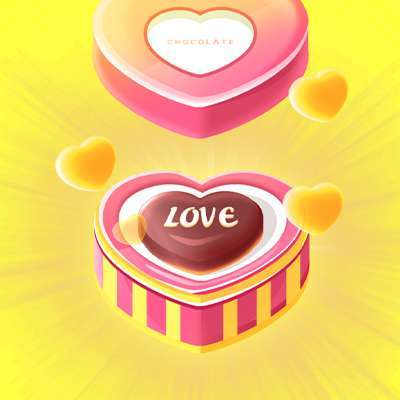 Heart Sweet Box SVGA Gift Animation Profile Picture